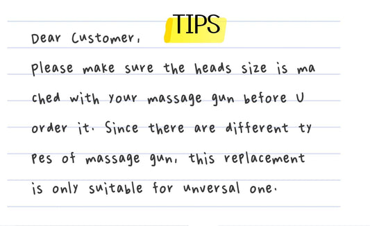 Falafale Massage Gun Heads, 4 Pack Replacement