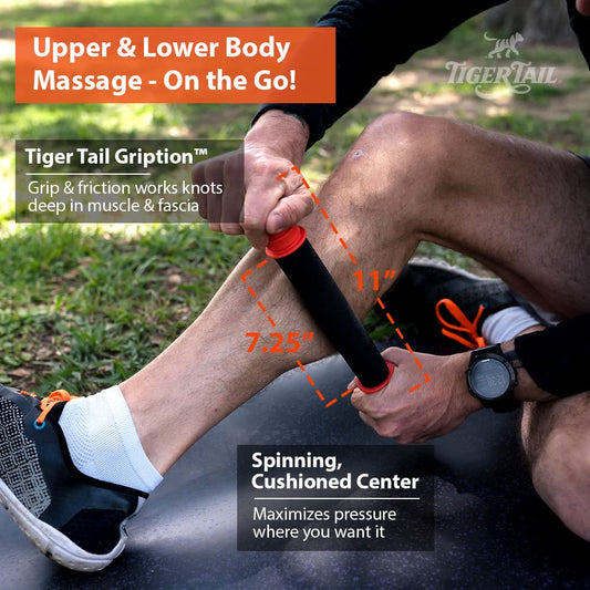 Tiger Tail Massage Stick, Portable Muscle Roller