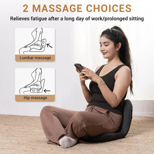 Mynt Lower Back Massager Seat Cushion with Heat