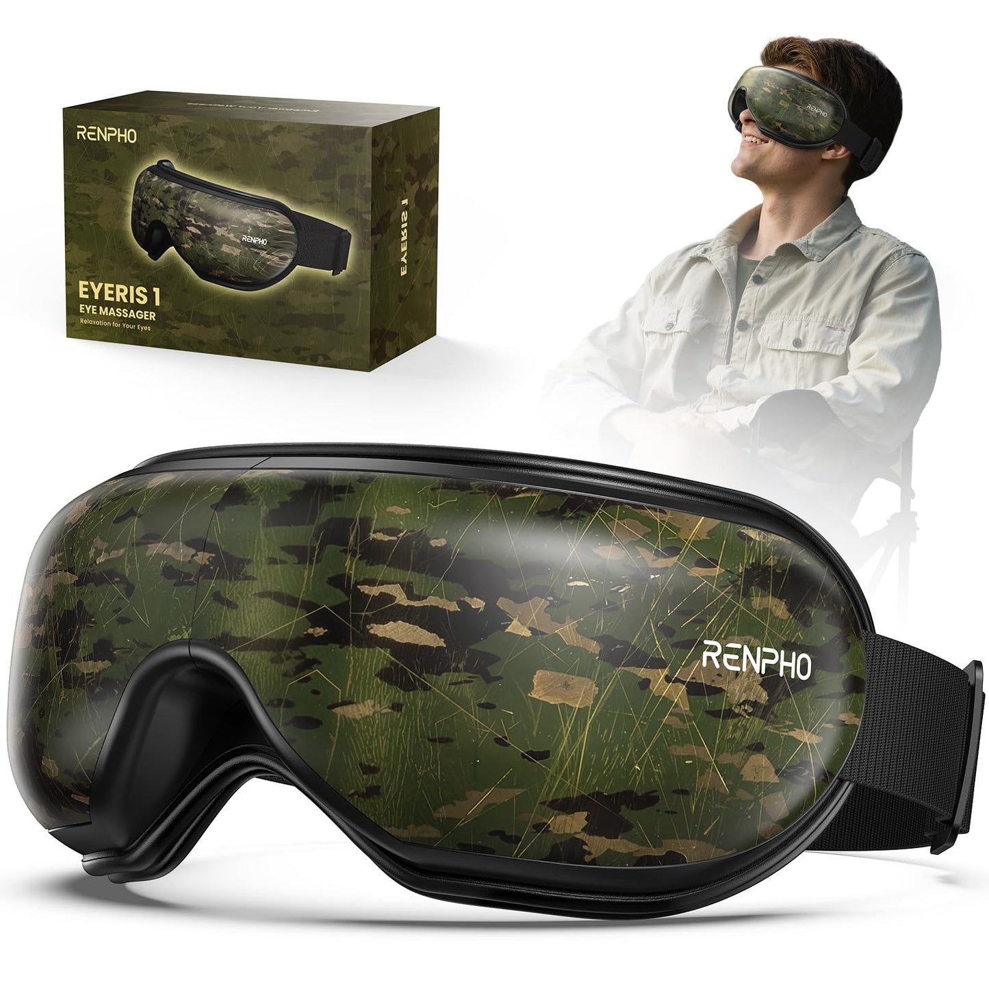 RENPHO Eye Massager with Heat, Smart Sleep Mask