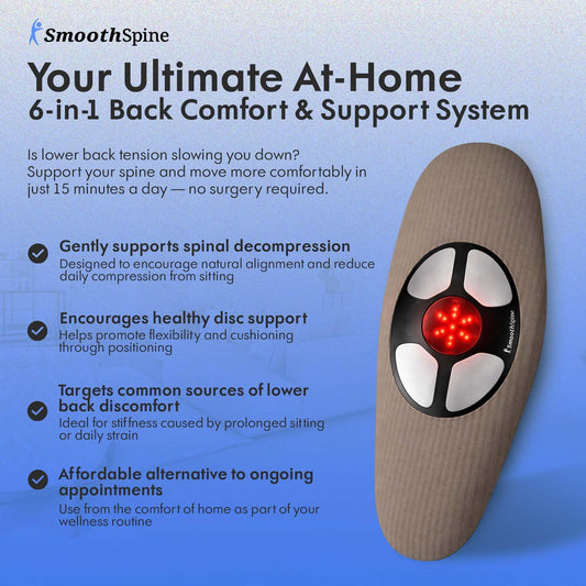 SmoothSpine Back Massager with Heat