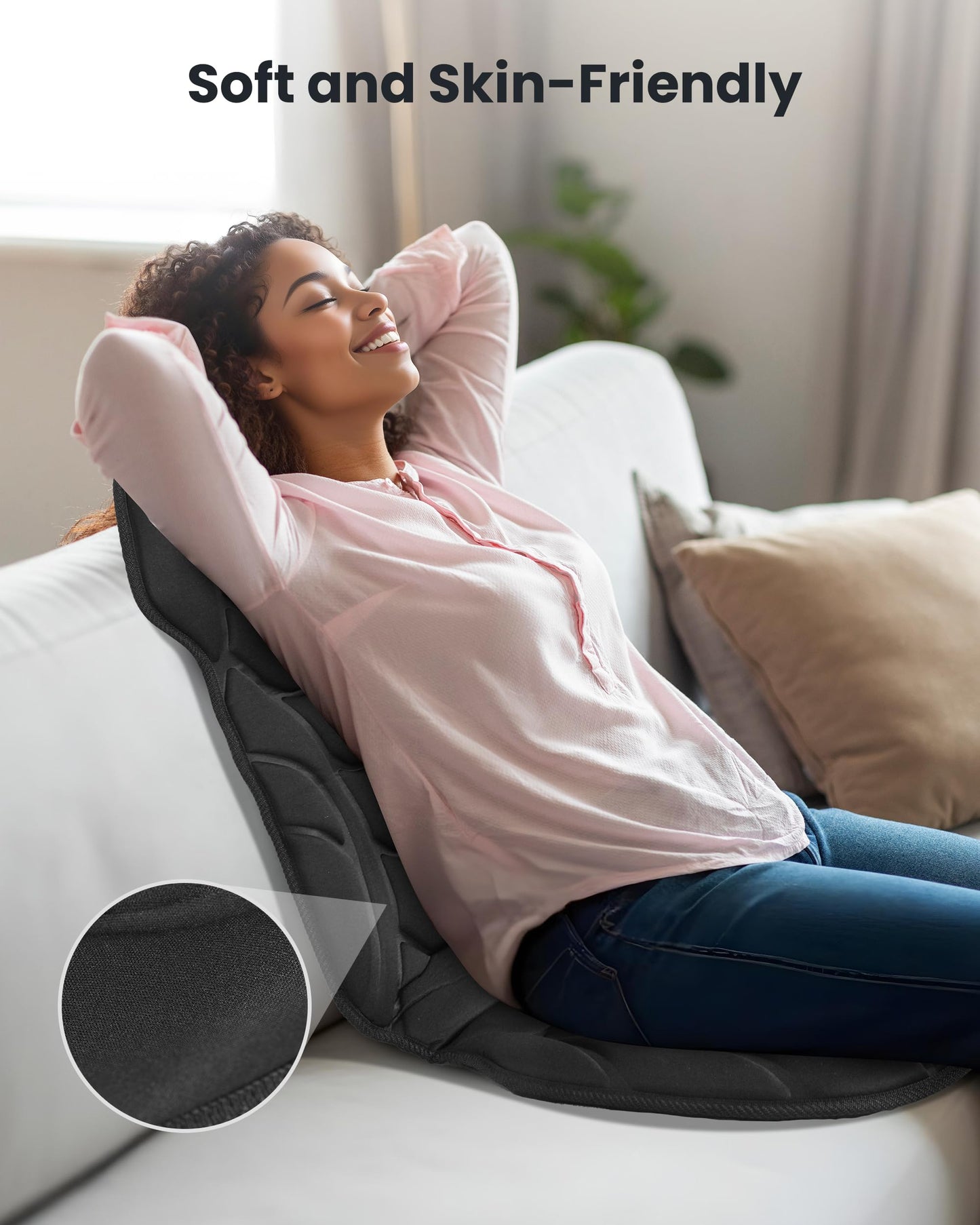 COMFIER Vibration Back Massager with Heat