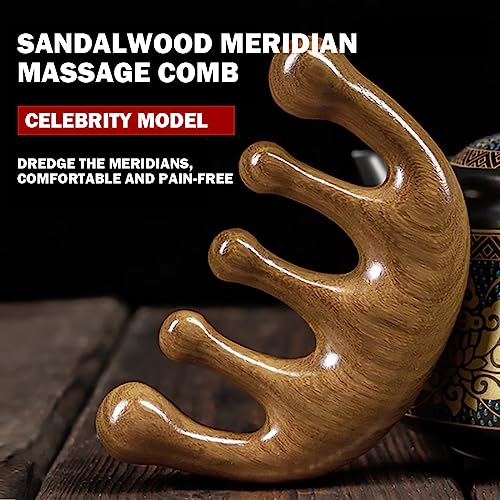 Cureder Wooden Scalp Massager Comb