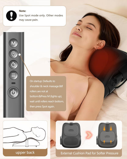 CAREKING Shiatsu Back Massager with Heat