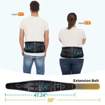 Comfytemp Cordless Heating Pad Massager, Portable Back Relief