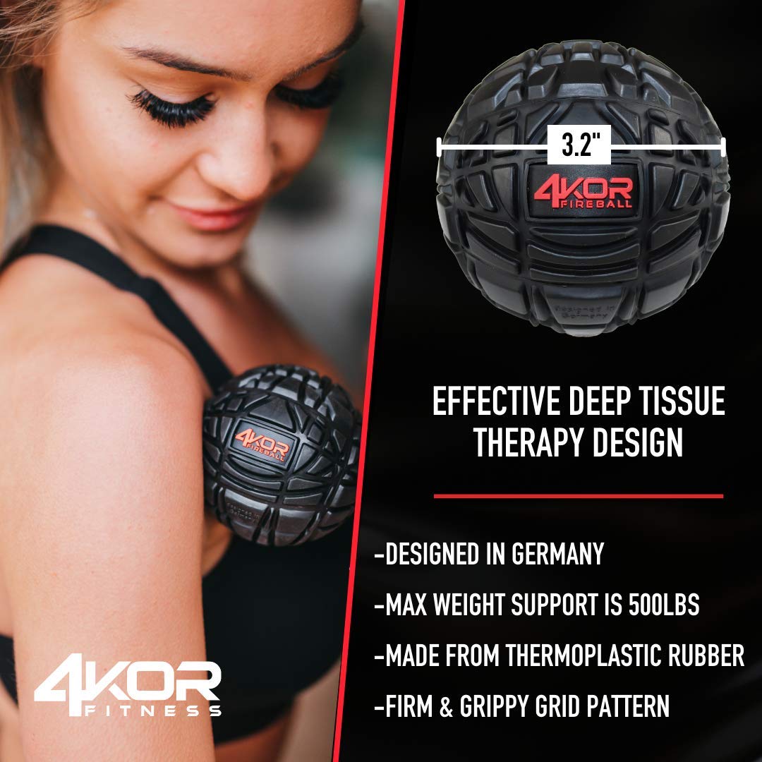 4KOR Massage Balls, Deep Tissue Trigger Point