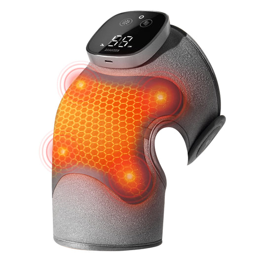 IKEEPFIT Cordless Knee Massager with Heat Vibration K13