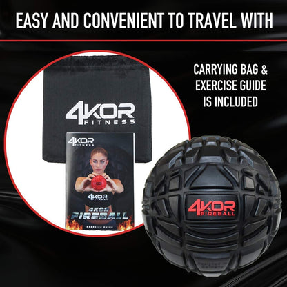 4KOR Massage Balls, Deep Tissue Trigger Point