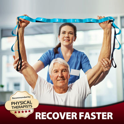 Acozycoo Stretch Strap, 10 Loops Flexibility Band