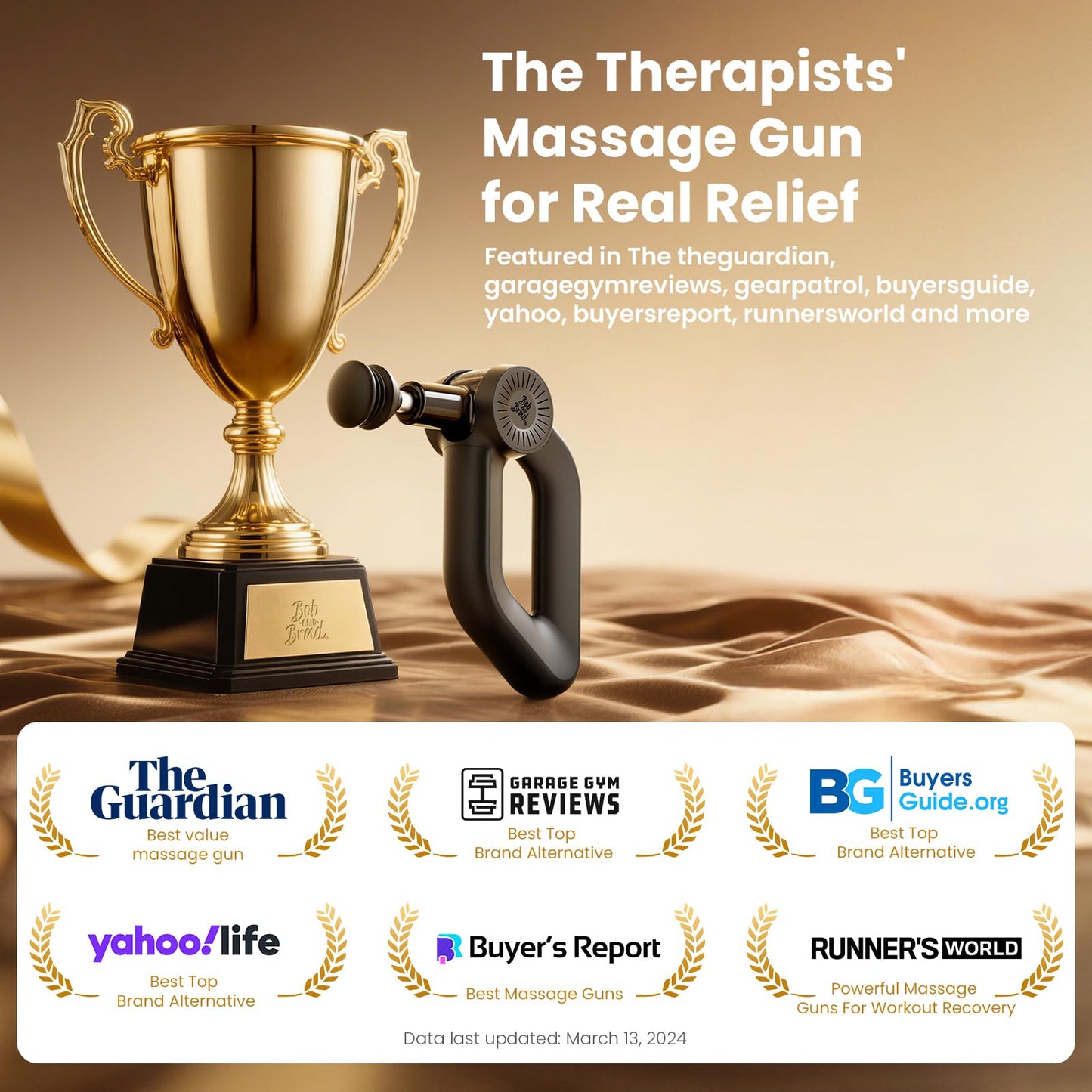 BOB AND BRAD D6 Pro Massage Gun