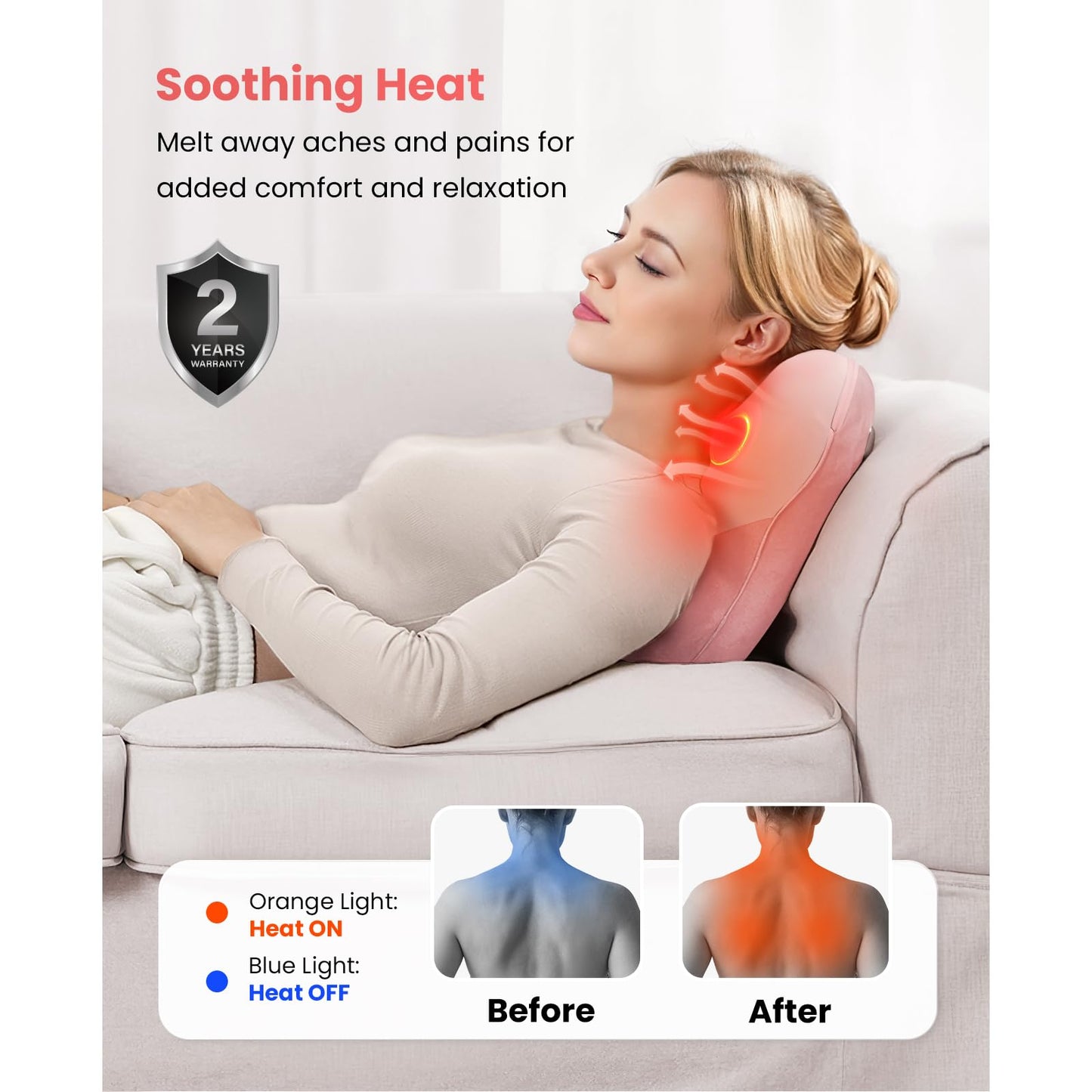 BOB AND BRAD EZBack Massager with Heat