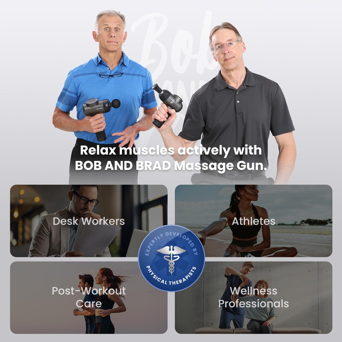 BOB AND BRAD C2 Massage Gun, 5 Speeds