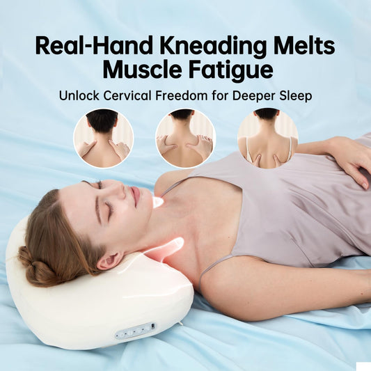 Heyelax Neck Massager Pillow with Heat, Cordless