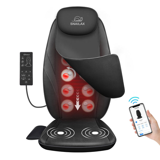 Snailax Back Massager with Heat, Full Body Chair