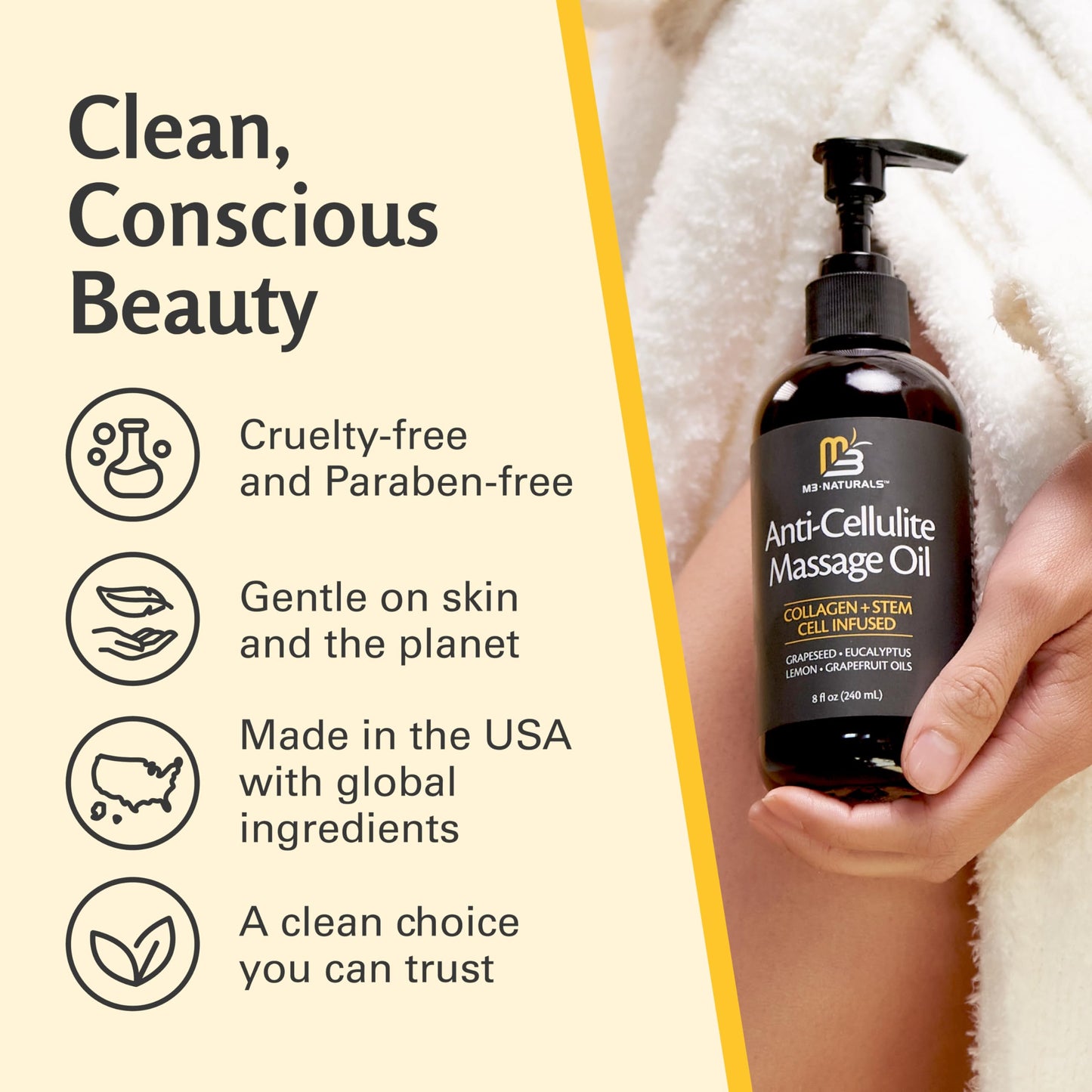 Anti Cellulite Massage Oil, Firming Body Care