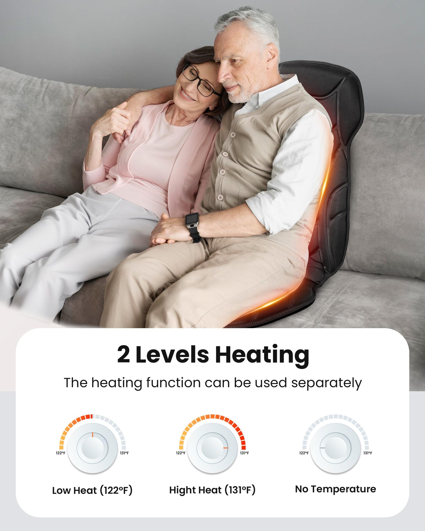 COMFIER Vibration Back Massager with Heat
